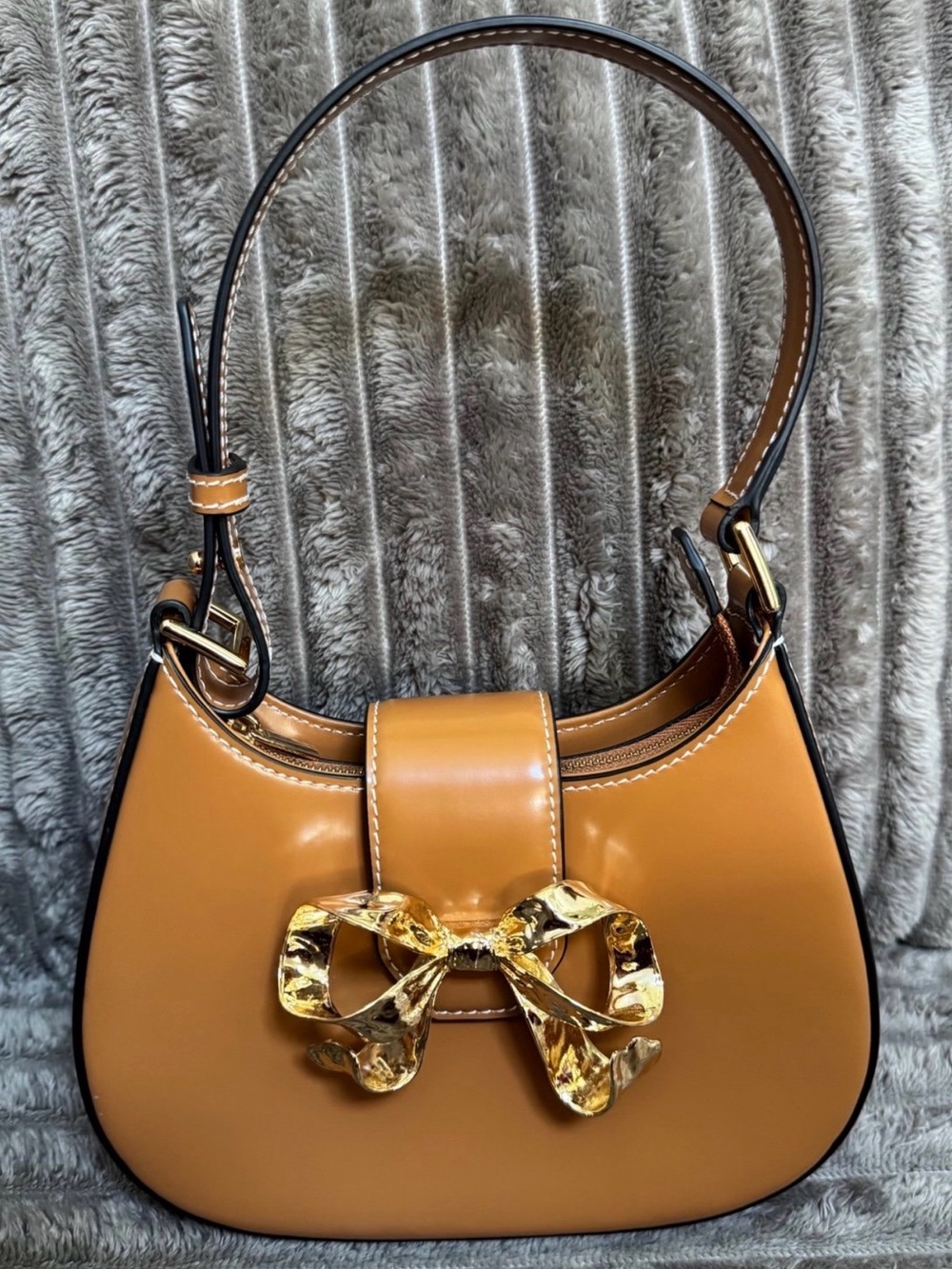 Rare Retired Self Portrait Mini Bow Leather Shoulder Bag Fits iPhone pro max - Picture 2 of 10